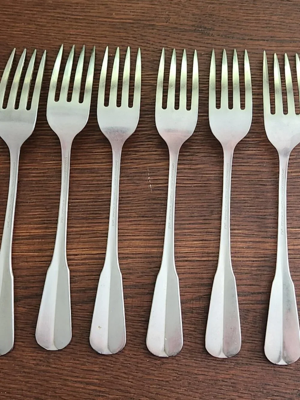 6 Dinner Forks Oneida Colonial Artistry Distinction Deluxe HH Stainless Flatware